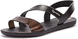 Geprägter Zehentrennerriemen Ipanema Damen Vibe Fem Flache Sandale, Schwarz, 39 EU