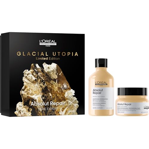 L'Oreal Professionnel Cofre Duo Absolut Repair, Rutina Tratamiento Reconstructor para Cabellos Secos y Dañados, Serie Expert