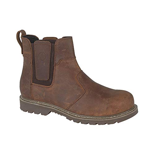 Bottines Amblers Abingdon Dealer Boot en cuir marron Crazy Horse pour homme