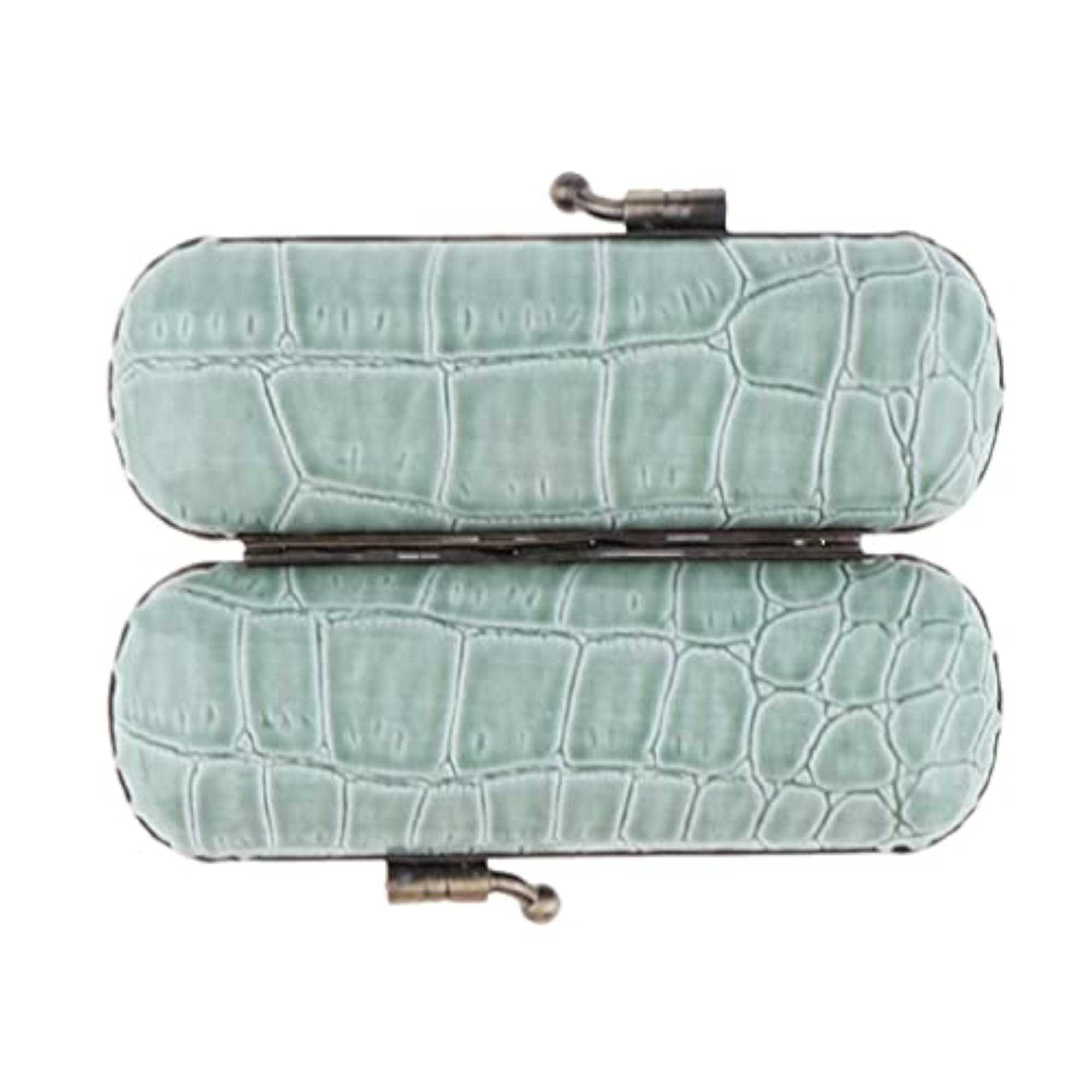 Cracked Stone Leather Lipstick Lip Gloss Case
