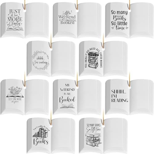 Book Lover Coaster Set - 6 Wooden Coasters With Skull & Book Designs, Perfect Gift For Readers - View #5