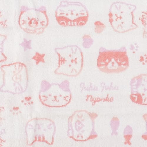 [Fuku Fuku Nyanko] �ӂ��ӂ��ɂ�� �t�F�C�X�^�I�� ���{�� 34×80cm ��100�� �ӂ��� �_�炩�� ���� ���Q�� 2���g �Z�b�g �L ���� �p�X�e���J���[ �z���� �L�b�`���p�^�I�� �q�ǂ��p �L�D�� �L�����N�^�[ �M�t�g �v
