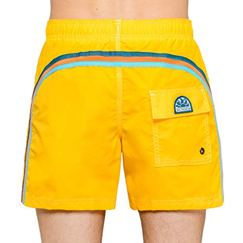 Sundek ELASTIC WAIST COSTUME UOMO GIALLO