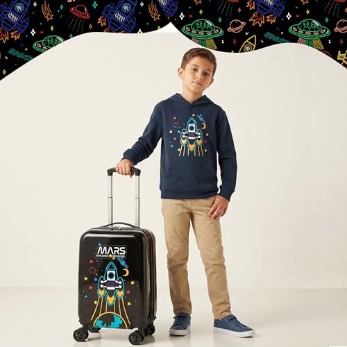 Image of Kid's Luggage Set 2 Piece Suitcase Set Hardside Luggage with Spinner Wheels Boys Carry on Toddler Travel Rolling Suitcase Airline Approved