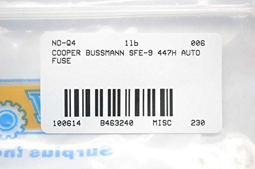New Cooper Bussmann Sfe-9 9A Amp 32V-Ac Automotive Fast Acting Fuse B463240 By Cooper Bussmann #TOP3