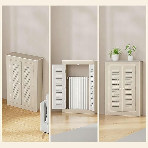 Cubiertas de radiador de piso de madera para decorar su dormitorio moderno 5