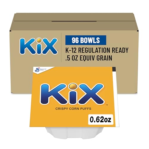 Kix Cereal Single Serve Bowl, 0.62 Oz (Pack of 96)