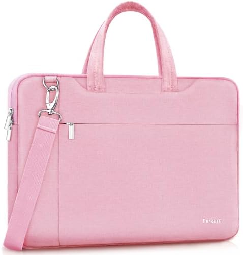 Men 15.6 Inch Waterproof Anti Shock Computer Laptop Bags Slim Messenger Bag Portfolio