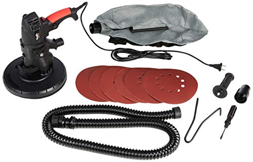 CEVIK PRO CP31-1100 Lijadora de Pared 1100W 225mm – Aspiración Integrada – Velocidad Variable – Diseño Ergonómico – Incluye Accesorios – Ideal para Techo y Muros