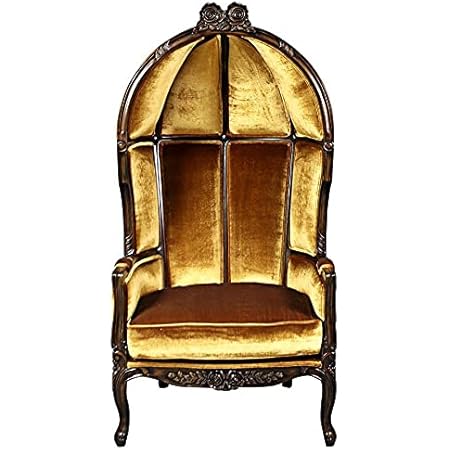 Amazon Com Luxe Balloon Chair Blue White Home Kitchen