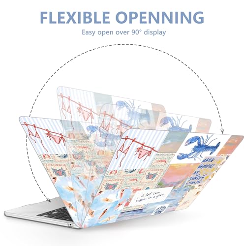 Image of AKIT for MacBook Air 15 inch Case M5 M4 M3 M2 Chip 2026-2023, Blue Lobster