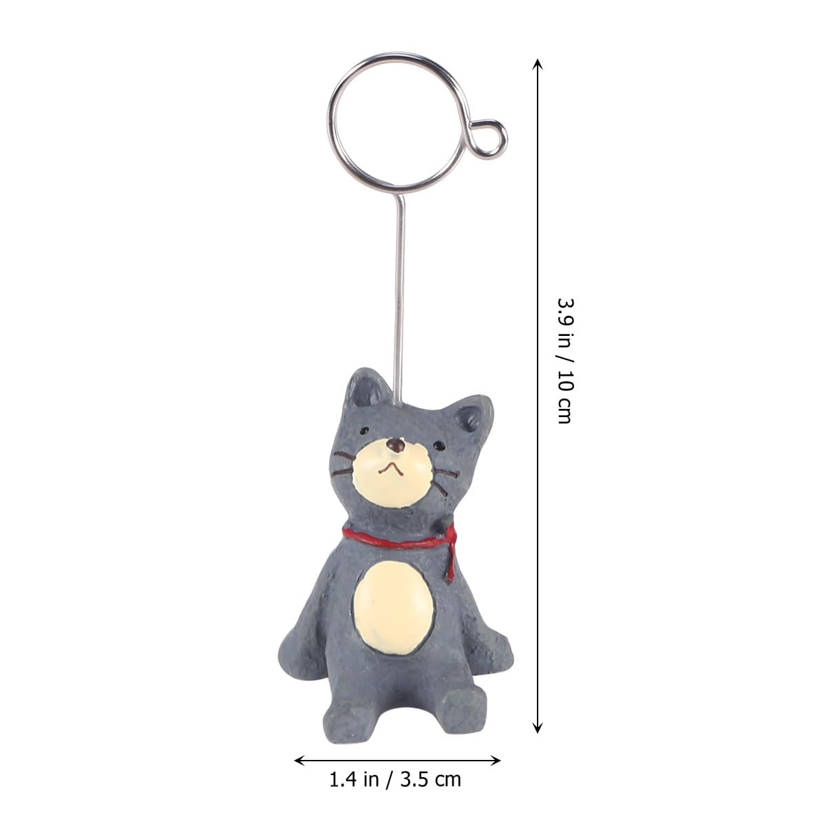 SHINEOFI Resin Animal Photo Clip Desk Ornament 6Pcs Cartoon Note Holders for Wedding Party Home Office Table Display and Business Card Organizer - Image 2