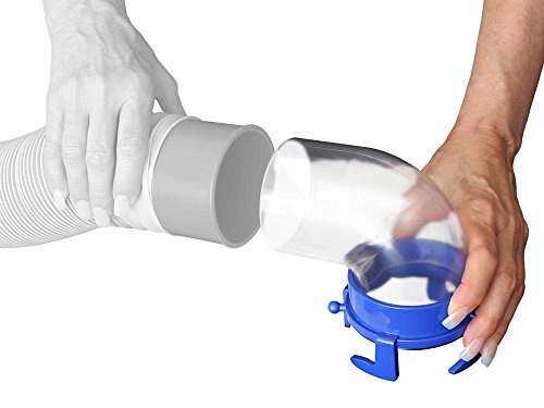 Image of Prest-O-Fit 1-0021 Blueline 90 Clear Hose Adapter