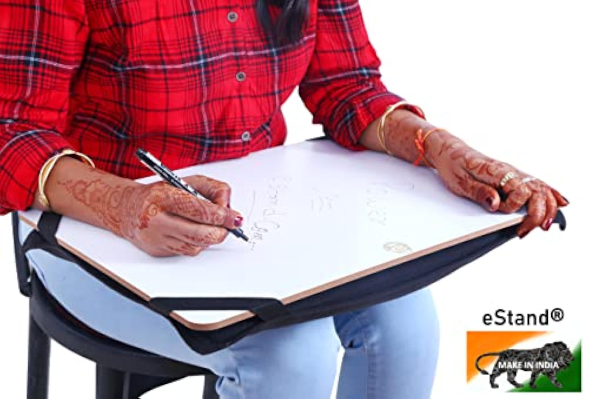 White Board Lap-Cushion for Study and Writing