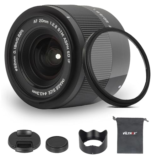 VILTROX 20mm F2.8 Z-Mount STM Full Frame Auto Focus Lente ultra grande angular leve para câmeras Nik