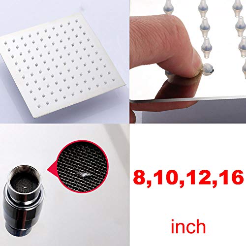 Douche cachée LWX luxe en acier inoxydable brossé durable