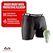 McDavid 9255 Performance Boxers with Flex Cup, Large, Black