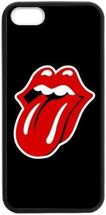 MakersHouse Laser Technology Printed Rolling Stone iPhone 5/5S Case Cover Rubber(Black)