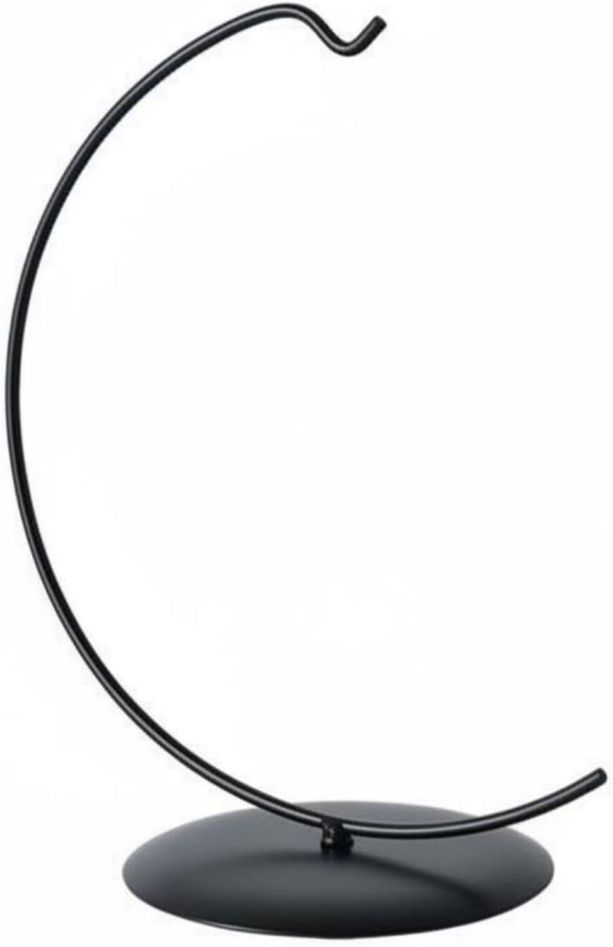 Outdoor Wind Chime Iron Tabletop Hanging Stand Home Ornament Stand Metal Display Stand Curved Shape Suitable for Modern Home Living Room Entryway , Style 2 21cm X 26cm X 12.8cm
