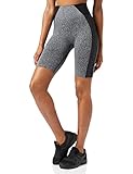  Marca Amazon - AURIQUE Shorts de Deporte Mujer, Negro (Black), 38, Label:S