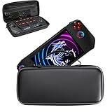 For MSI Claw A1M 用 ケース 収納ケース キャリングケース カバー 【NOUKAJU】 耐衝撃ハードトラベルプロテクトケース 耐衝撃 傷つけ防止 For MSI Claw A1M本体とゲームアクセサリー用収納バッグ (ブラック)