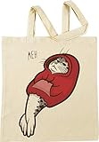 Elegante Encapuchado Sello Beige Bolsa De Compras