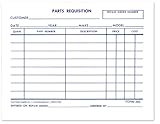 Parts Requisition Short Form - Pack of 1,000