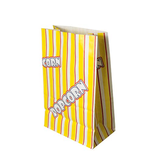 PAPSTAR 100 Popcorn Tüten, Pergament-Ersatz 2,5 l 22 cm x 14 cm x 8 cm Popcorn fettdicht, Sie erhalten 100 Stück