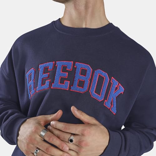 Sweat Reebok Freshman Crew Homme doté de finitions stretch et molletonné isolant - 2