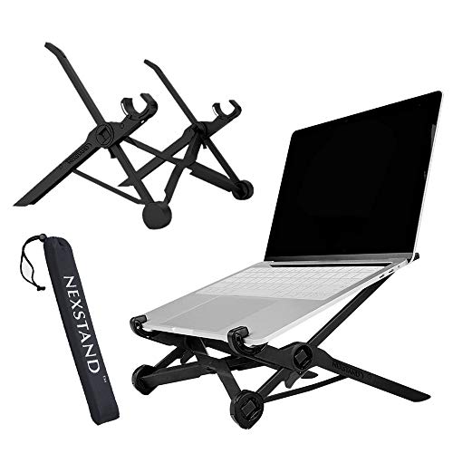 Preisvergleich Produktbild BestCool Laptop-Ständer höhenverstellbar Laptop Riser klappbar Computer Belüftete Halterung Tragbar Schreibtisch Bett Reise Ergonomisch Notebook Tray Halterung für MacBook Laptop Tablet
