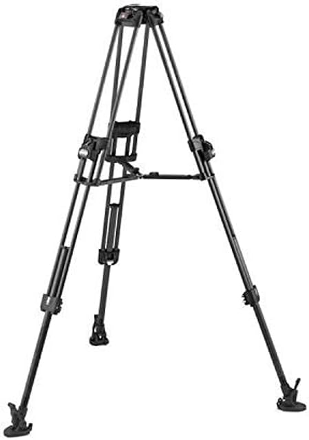 Manfrotto Carbon Fiber 645 Professional Video Camera Tripod, Fast Twin Legs, Camera Stand for Digital Cameras, Mirrorless Cameras, Camcorder, Video System, Videographer, Vlogging Equipment