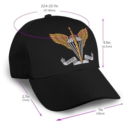 Ukrainian Air Assault Forces Bonnets Curved Brim Mesh Baseball Cap Casual Sun Hat Unisex2