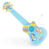 Toyland® 40 cm (16') Bluey Mi Primera Guitarra con púa incluida - Instrumento para afinar y Tocar - Juguete Musical Divertido para niños - A Partir de 3 años