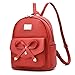 Cute Mini Leather Backpack Fashion Small Daypacks Purse for Girls and Women