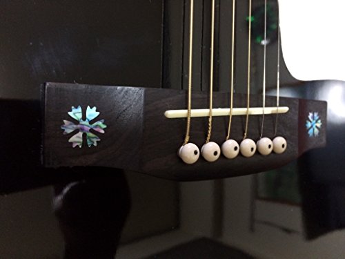 Inlaystickers pour Chevalet de Guitare Acoustique – Snowflakes (4 pièces) – Mélange d’ormeaux BS-220SF-MX - Les Beatles, Paul McCartney, John Lennon, RIngo Starr, George Harrison Inlaystickers pour Chevalet de Guitare Acoustique - Snowflakes (4 pièces) - Mélange d'ormeaux BS-220SF-MX – Image 3