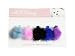Mink Pom Pom Hair Clip - Pinky's Minky Obsession 1.5" Hair Barette Faux Rabbit Fur Pom Pom Hair Accessory for Dog, Maltese, Yorshire, Puppy MINK BALL HAIR CLIP