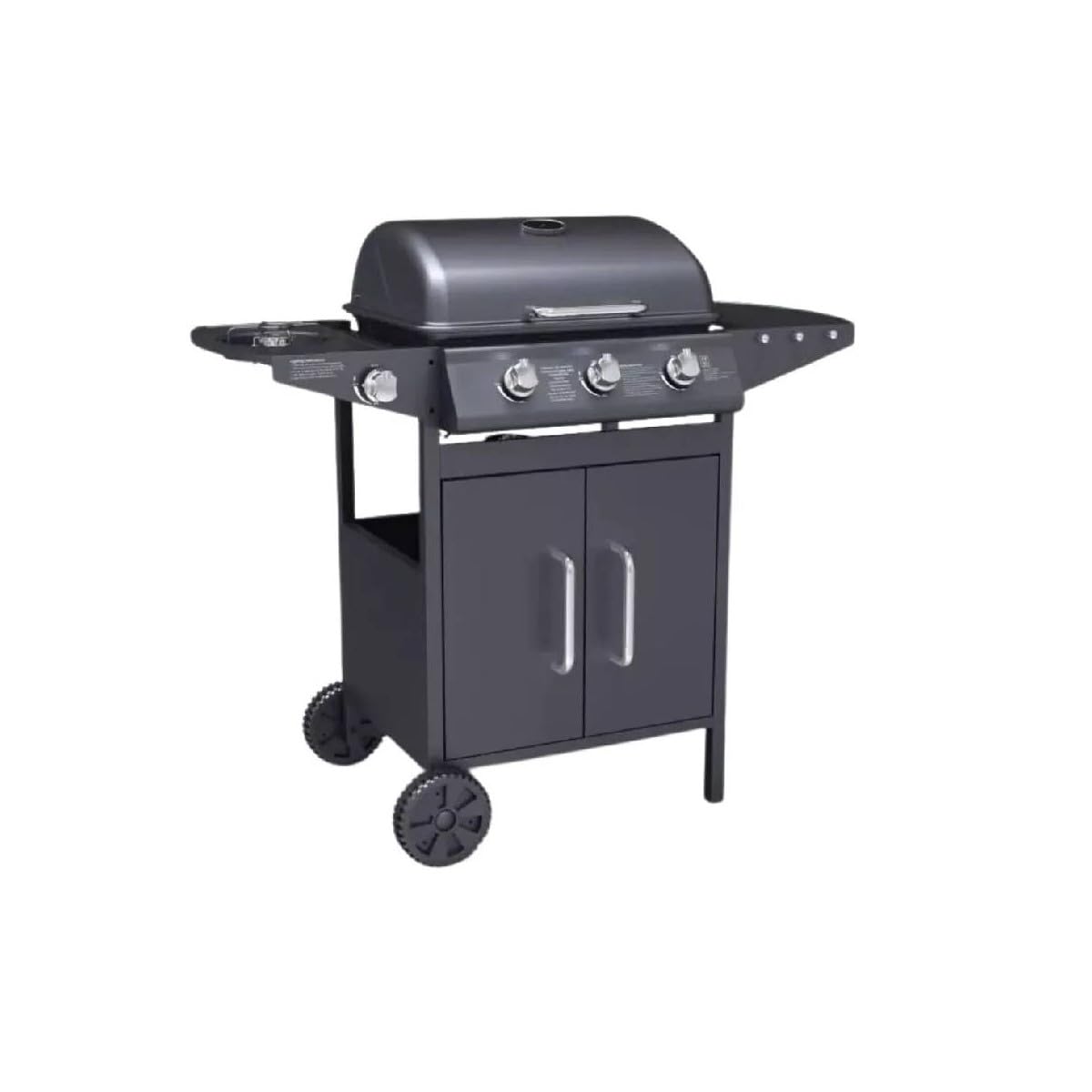 Pyramidea Barbecue a Gas fornello con 2 fuochi + 1 BBQ2PL1