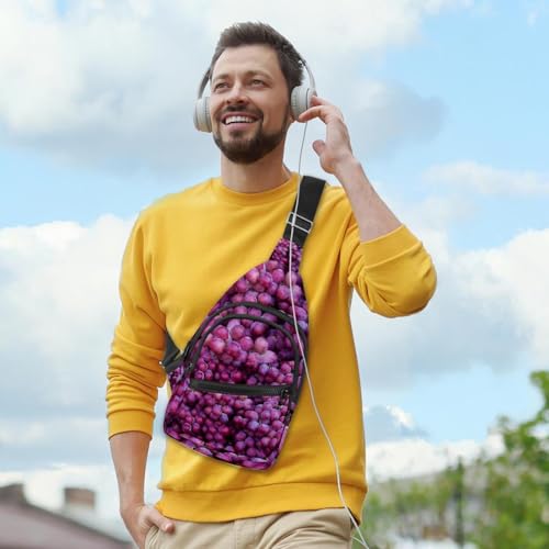 Bolsa de pecho para hombre tipo bandolera pequeña de 30x18cm con cremallera 3