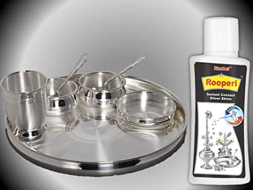 Image of Pitambari Rooperi Silver Shine, Instant Cleaner, Instant Cleaning For Jewellery, Articles And Silverware 50ml