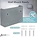 Adir Suggestion Box with Slot and Lock - Money Drop Box with Lock, Cash Dropbox - 9.8x7.5x3.4 Inches Wall Mount Donation Box - Metal Deposit Box in Gray