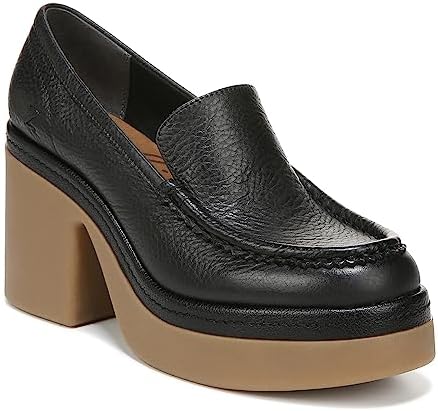 ZODIAC Womens Dorit High Heel Loafer Black Leather 7 M | Image 3