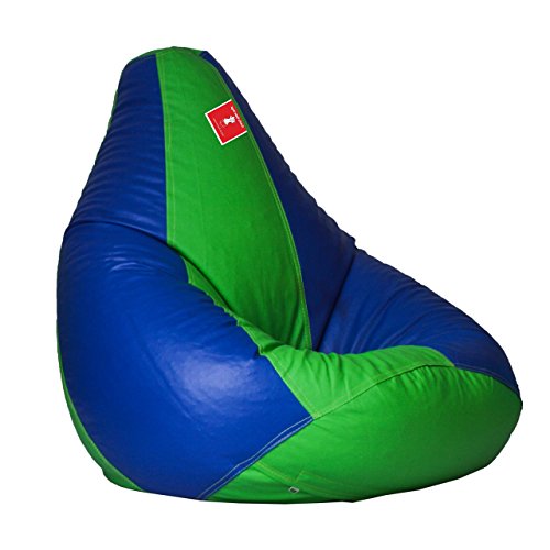 Image of Bean Bags XXXL Bean Bag Filled with Beans Filler (Blue and Green)