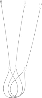 Uonlytech 3pcs Adjustable Latch Cord Gate String Gate Chain Gate for Wooden Fence Metal Cable Stainless Steel Cable Metal Fence Gate Fence Latch Gate Latch for Wooden Fence Cable Pull Spring