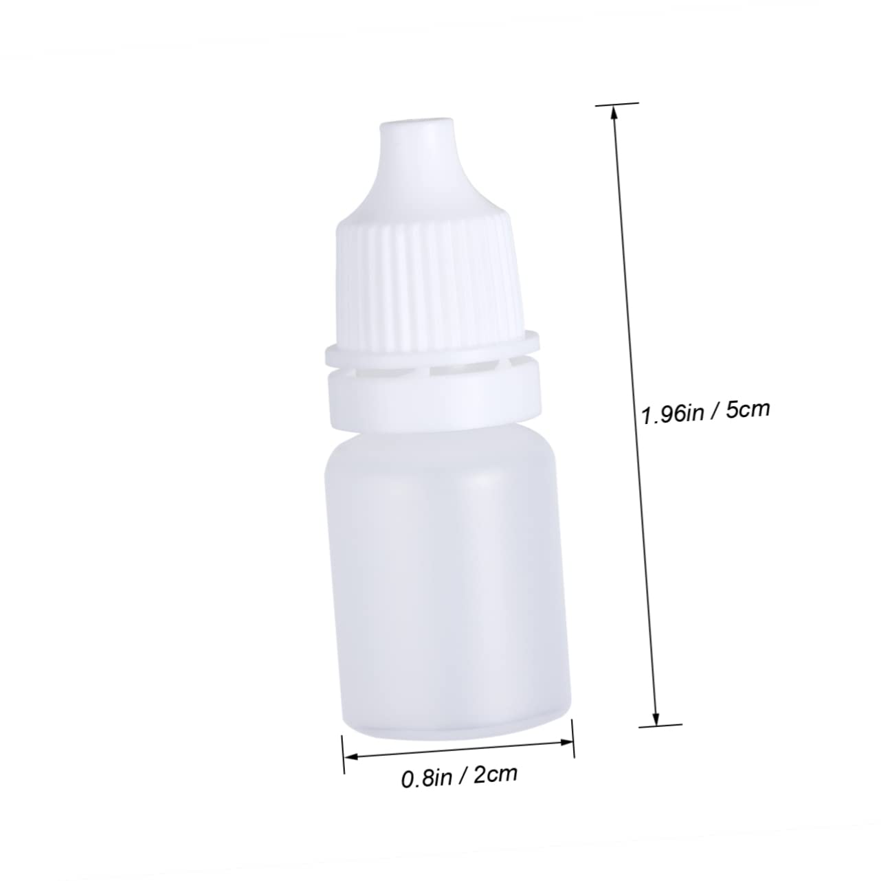 KICHOUSE 5ml Empty Plastic Bottles Childproof Cap Squeezable Dropper Bottles for Liquids