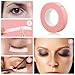 Abeillo 6 Rolls Lash Tape, Makeup Adhesive Tape for Eyeshadow, 1/2''x9.8 Yards Eyelash Tapes, Eyeshadow Tape for Eye Makeup with Eyebrow Scissors, Pink