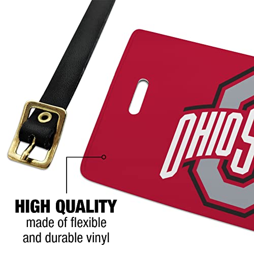 The Ohio State University Primary Logo Luggage ID Tags Suitcase Carry-On Cards - Set of 22