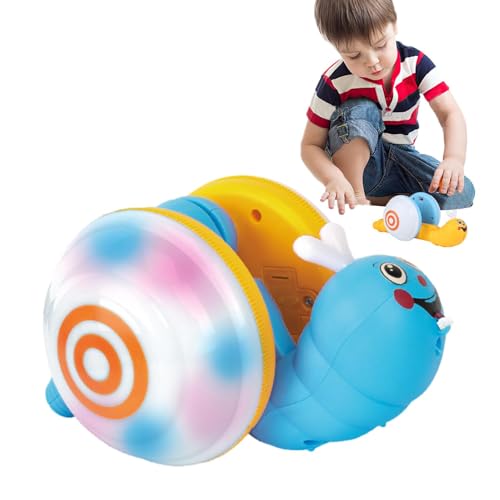 Juguete para tirar para niños pequeños, juguete para caminar Caterpillar | Juguete para caminar para niños con luz sonora - Actividades para niños pequeños en edad preescolar, juguete de vaivén, jugue