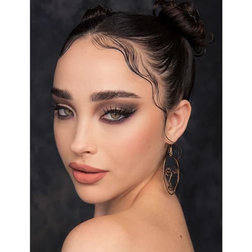 Grey Eyeshadow Palette Black Eyeshadow 12 Pigmented,Shimmer Smokey Color Eyeshadow Blendable Long Lasting Matte Eyeshadow Palette Pigment Color Eye Shadow Cosmetic Cream Makeup (02-SMOKY) - Image 4