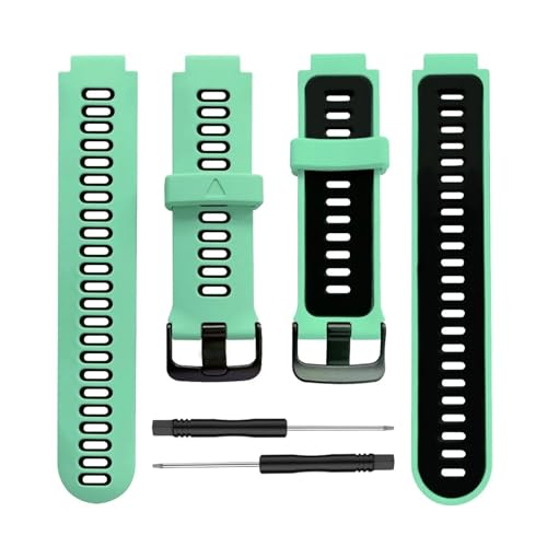 [�����ȓX] Garmin Forerunner 235 �Ή����X�g�o���h �u���X���b�g �E�H�b�`�X�g���b�v �o���h �����p Garmin Forerunner 230/220/235/620/630/735XT �Ή�(Mint green black)