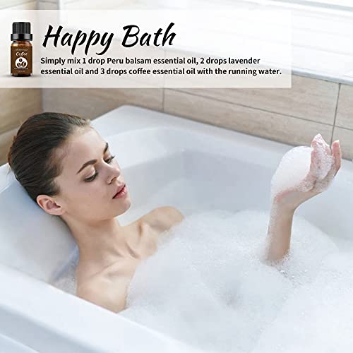 Coffee Essential Oil 100% Pure And Natural Coffee Essential Oil Gift Set Coffee Aromatherapy Oil For Massage, Diffuser, Soaps, Candle - 10Ml #TOP5